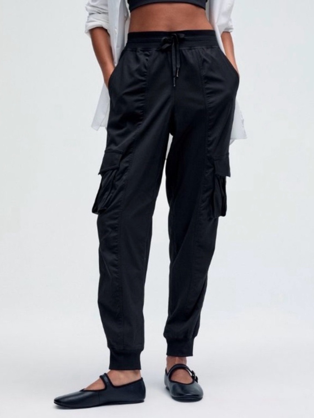 lululemon athletica Black Cargo Joggers